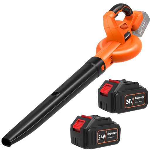 Tegatok Mini Leaf Blower, 2 in 1 Leaf Blower Cordless with Battery