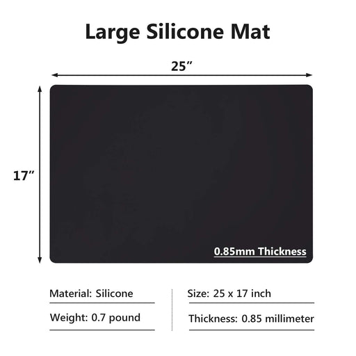  Warome Silicone Mat, 78.7 x 15.7 Inches Silicone Mats for  Kitchen Counter, Large Countertop Protector, Nonskid Heat Resistant Desk  Saver Pad, Silicone Mats for Crafts Pastry, Black : Home & Kitchen