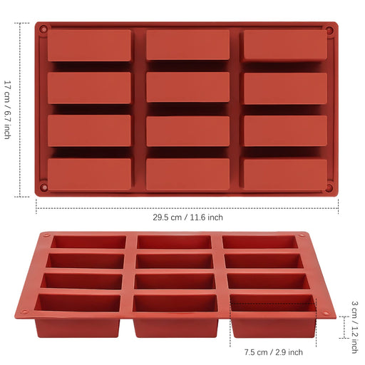  Sidosir 3Pcs Granola Bar Mold Silicone Mold, 8-Cavity Rectangle  Molds for Energy Bar, Silicone Baking Molds for Large Granola Bar : Home &  Kitchen