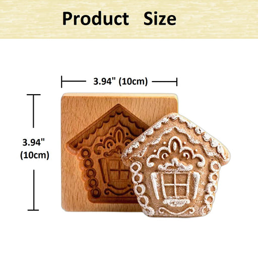 ZKNB Cookie Wooden mold ，Shortbread engraving biscuit mold 3D Creativity  Wooden Baking Cookie Biscuit Press , Funny Wooden Cookie Molds for  Honeycake