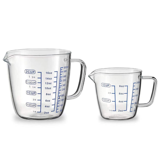 UMEIED Glass Measuring Cup Set for Baking Cooking Pouring Liquid