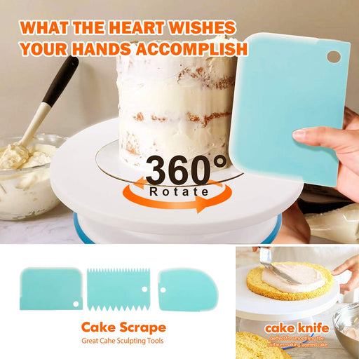 Cake Decorating Supplies Kit 2020 Newest 206 PCS Baking Set for Beginn —  CHIMIYA