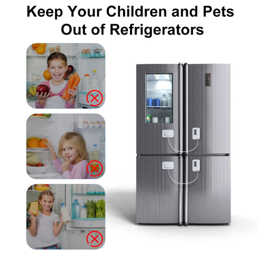 LOCK PODZ Refrigerator Lock, Freezer Lock, Cabinet Lock, Child Safety —  CHIMIYA