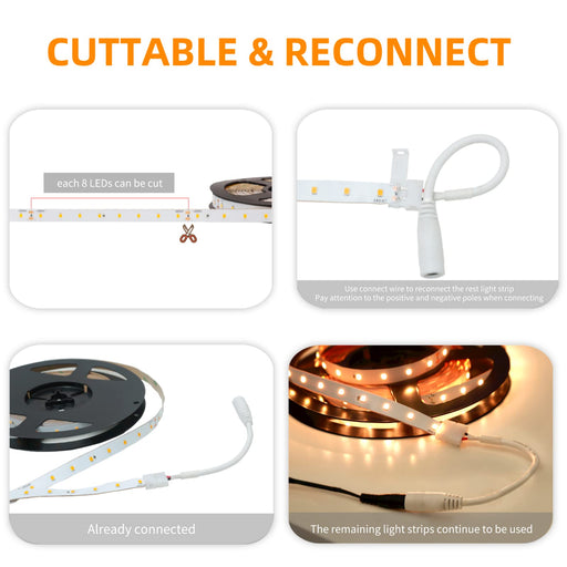 LEDENET 16.4ft LED Flexible Light Strip,600 Units SMD 5050 LEDs,24V No —  CHIMIYA