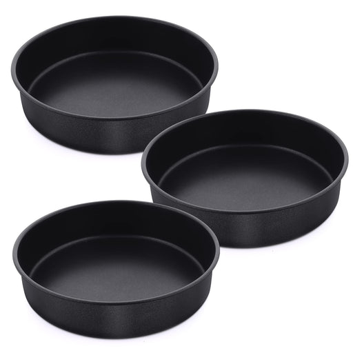 HIWARE 8-Inch Round Cake Pan Set of 3, Nonstick Baking Cake Pans with —  CHIMIYA