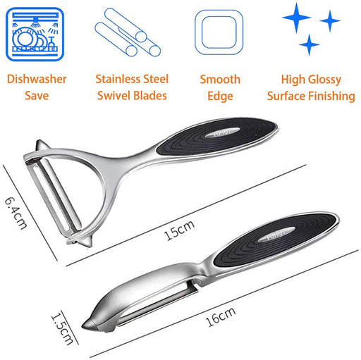 Newgf Vegetable Peeler Potato Peelers for Kitchen,Y Shaped Peeler for Potato,Veggie,Apple,Carrot,Fruit,with Ergonomic Non Slip Handle,Good Grip & Durable