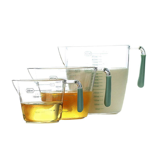  Amazing Abby - Melissa - Unbreakable Plastic Measuring Cups  (3-Piece Set), Food-Grade Measuring Jugs, 1/2/4-Cup Capacity, Stackable and  Dishwasher-Safe, Great for Oil, Vinegar, Flour, More: Home & Kitchen