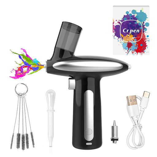 COLOR PEAK Airbrush Kit with Compressor Cordless Dual Action Airbrush Set  Rechargeable Detachable Air Brush Gun Portable Airbrush Kit for Makeup Art