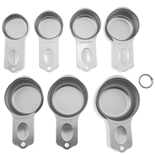 BERYLER®3/4 Cup (180 ml | 180 cc | 6 oz) Measuring Cup, Stainless Steel  Measuring Cups, Metal Measuring Cup, Kitchen Gadgets for Cooking