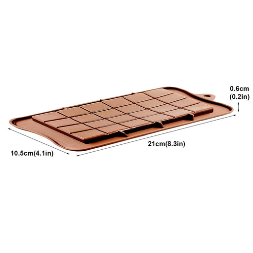 3 pack X Thin Mini Waffle Mold Chocolate DIY Tray Mould Silicone Party maker