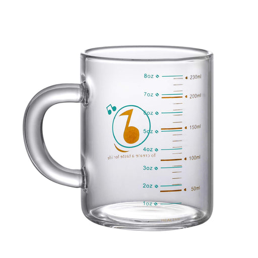 Glass Measuring Cup, Borosilicate Glass Coffee Cups V Shaped Nozzle Va —  CHIMIYA
