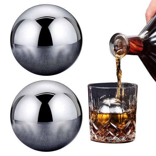 6 Pcs Golf Ball Whiskey Chillers Whiskey Ball Father's Day Gifts for Men  Glass Whiskey Rocks Balls Reusable Ice Cubes Chilling Rocks with Tong and  Box