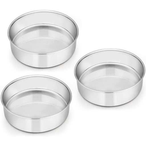 E-far Angel Food Cake Pan Set of 2, 10-Inch Stainless Steel Tube Pan f —  CHIMIYA