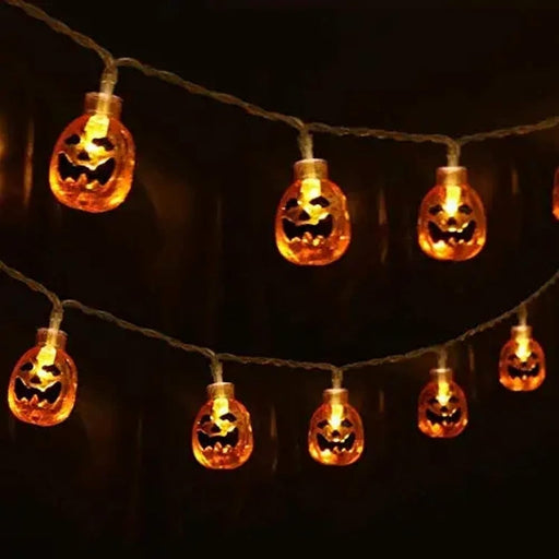 Malgero Orange String Lights With Black Gauze