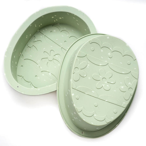 Megrocle 8 Cavity Silicone Egg Molds Set of 2, Food Grade Silicone