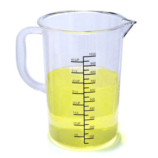 1L Glass Measuring Cups Jugs with Lid Large Measuring Pitcher Beaker M —  CHIMIYA