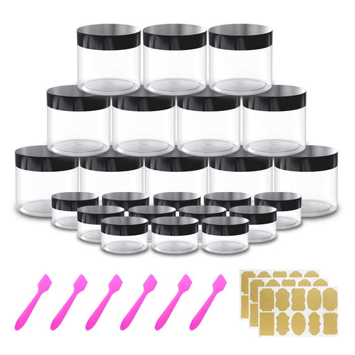 12Pcs 6.8oz/200ml Empty Mixing Bowls With Lids - Leakproof Cosmetic Pl —  CHIMIYA