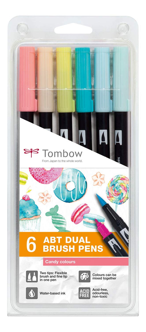 🎨 🖌 TOMBOW CREATIVE JOURNALING KIT SET 1 PASTEL - Venta