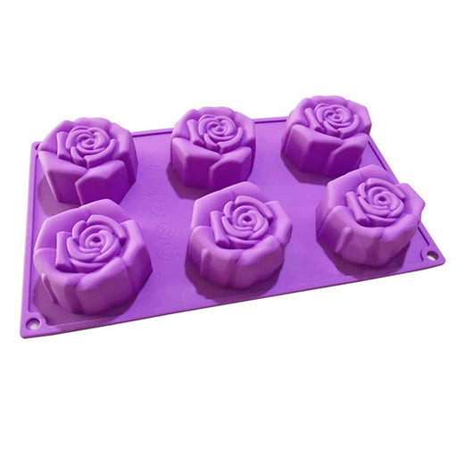 Lmaray 11 x 9.5 inch Purple Silicone Baking Pan, Safe, Durable, Easy Cleanup, Microwave and Oven Safe