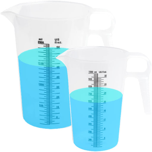 2-PACK ACCUPOUR 8oz (250 mL) Chemical Measuring Cup, Measuring Cup Oz, —  CHIMIYA