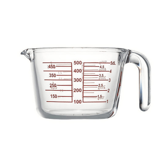 Simax Glass Measuring Cup, Durable Borosilicate Glass, Easy to Read Metric  Measurements in Liter, Milliliter, Ounce, Sugar Grams, Drip Free Spout, Microwave  Safe Pack of 2 includes 32 oz and 16 oz 