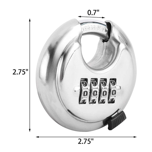 Sihnman patio french door lock hardware for patio door lock security and  double door security reinforcement. Combination padlock included. Child  proof