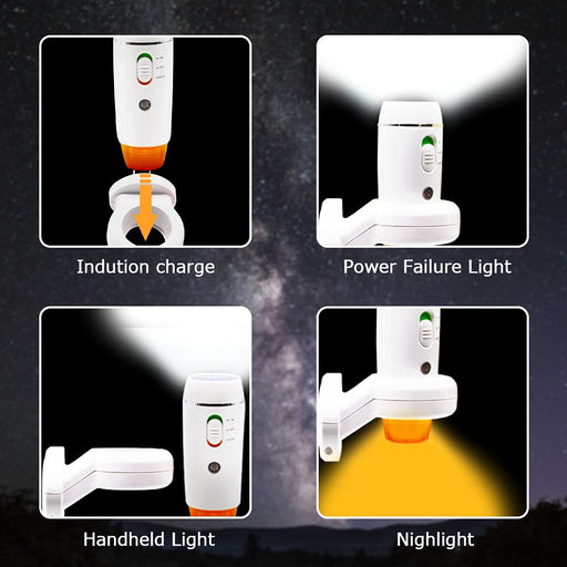 Ivation Emergency Light, Automatic Blackout Handheld Flash Light and Sensor