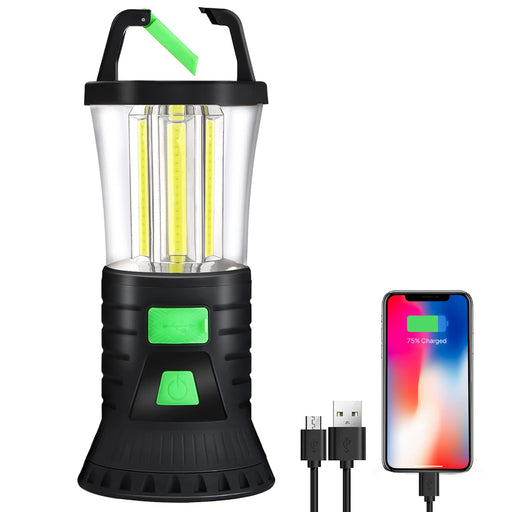 Glocusent Survival Camping Lantern, 5000mAh Rechargeable 106LED