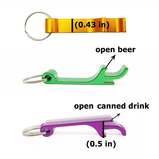 Giveaway Aluminum Bottle and Can Openers (0.43 x 2.56 x 0.5)