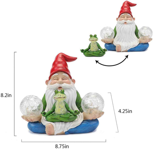  REYISO 12.3''Garden Gnome Statues for Garden Decor with Mom  Gifts-Gnomes Figurine Home Decor with Solar Bee Lights-Unique Sunflower  Gifts for Women Mom,Yard Art Sculptures for Patio Lawn Outdoor : Patio, Lawn