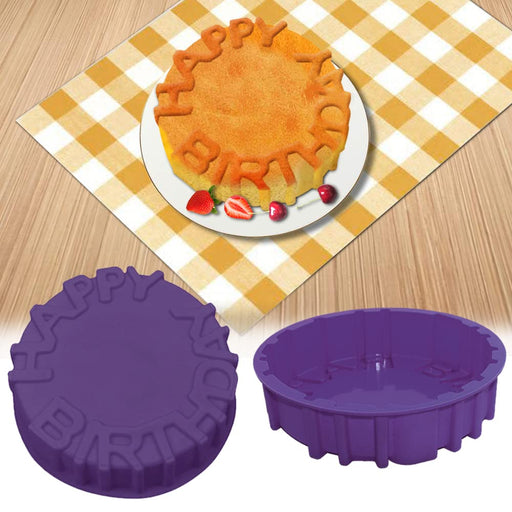 Rocutus 3 Pack Non-Stick Flower Shape Silicone Cake Bread Pie