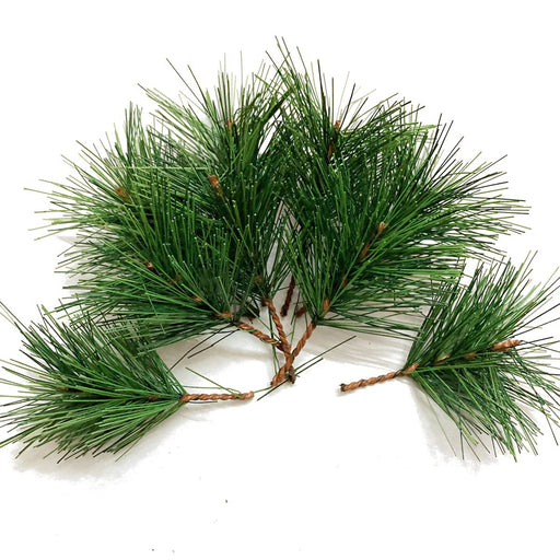 JK-GMTE 60Pcs Christmas Pine Needles Green Artificial Pine Branches Fa —  CHIMIYA