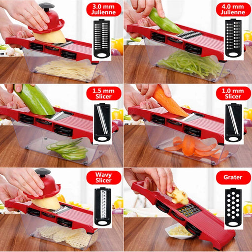 GProMe Mandoline Slicer – Adjustable Vegetable Mandolin, Fruit