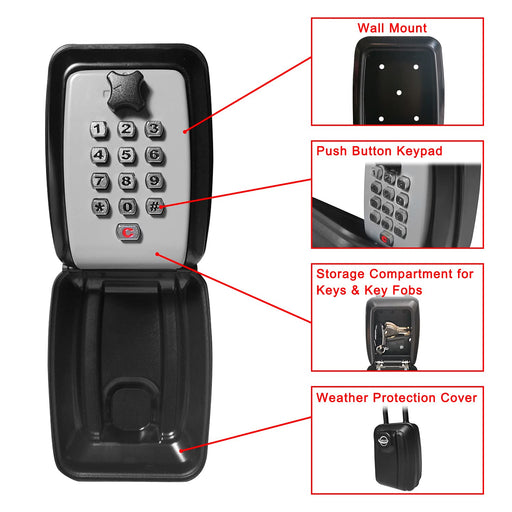 Kidde AccessPoint 001166 KeySafe 3-Key Portable Push Button Key