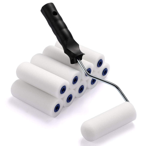 Foam Paint Roller 3-inch Trim Roller Refills with 10 Pieces 3 Inch Foa —  CHIMIYA