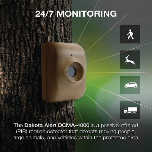 Dakota Alert Wireless Receiver- RE-4k Plus- Up to 1 Mile Operating Range -  Compatible with All Dakota Alert 4000 Series Sensors: SBB-4000, DCHT-4000