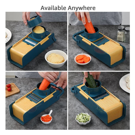 Geedel Professional Mandoline Slicer, Multi Purpose Vegetable Slicer Cutter  for Kitchen, Vegetable Cutter Onion Slicer for Veggie Fruit Cheese 