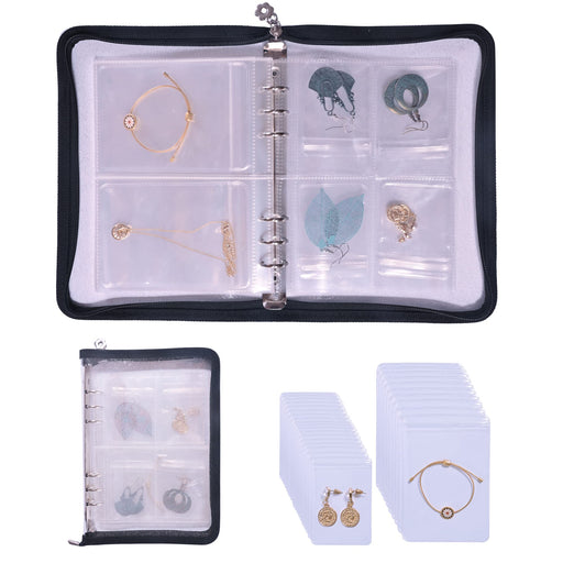 Nelonis Transparent Jewelry Storage Book Jewelry Plastic Zipper Bag Tr —  CHIMIYA