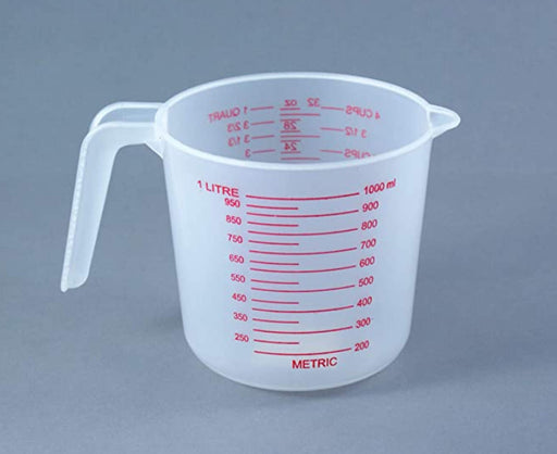 Kanayu 6 Pcs Plastic Measuring Cup Set Includes 4 Cup 2 Cup 1 Cup Measure  Cups Food Measuring Jugs Measure Cups for Liquid Oil Flour Kitchen, Clear  (3 Size) - Yahoo Shopping