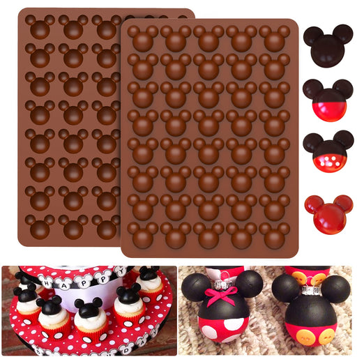  AIERSA Bear Chocolate Silicone Molds, 2Pcs 3D Bear Breakable  Mold with Hammer for Smash Bears, Candy Molds,Mousse Cake, Dessert  Baking,Jello, Big Gummy Bear, Birthday Valentines Day : Home & Kitchen