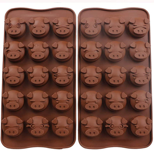 Webake Mini Brownie Pan Square Silicone Baking Mold for Keto Fat