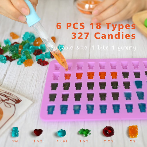 DIY Assorted Traditional Gummy Mold by Mister Gummy