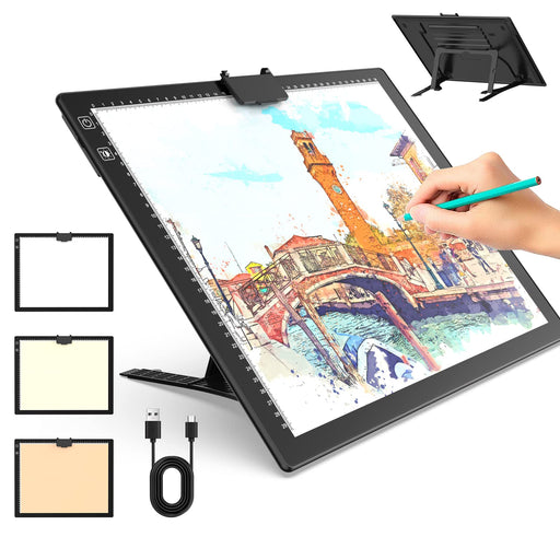 Perzodo Diamond Painting A4 LED Light Pad Board Tablet Dimmable