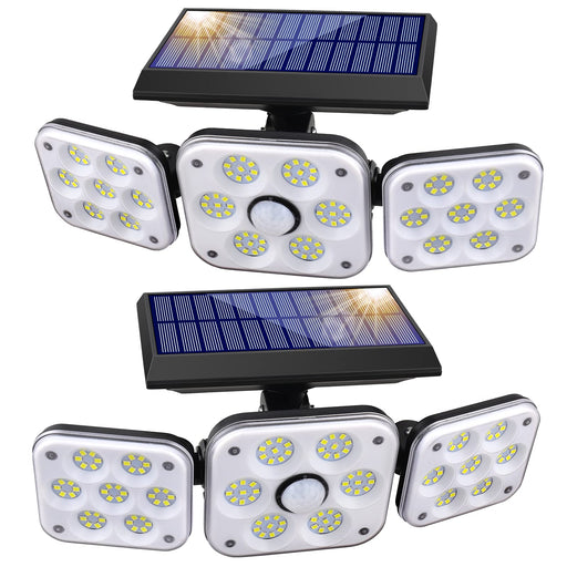 Solar Lights Outdoor, YBING 4 Pack Solar Powered Outdoor Lights