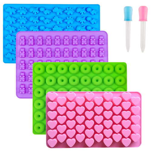 JOERSH 4PCS Silicone Molds for Candy Gummy, Cake Decorating Fondant Ch —  CHIMIYA