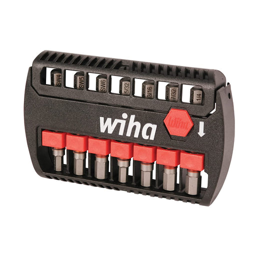 Wiha 72596 Hex Inch Blister Pack Bit Set