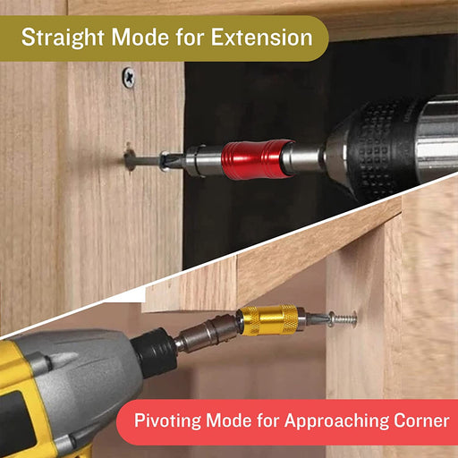 1/4 Pivoting Bit Tip Holder Magnetic Screw Drill Tip Pivot Screwdrive —  CHIMIYA