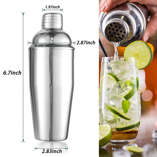 1PC 500ml/17oz Plastic Cocktail Shaker with Scale and Strainer Top, Clear  Plastic Cocktail Shaker Bottle Wine Mixer Bottle Cocktail Tea Measuring