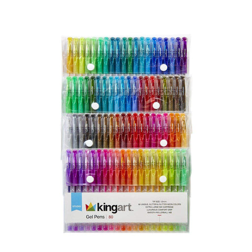 Gel Pens for Adult Coloring Books, 160 Pack Artist Colored Gel Pen