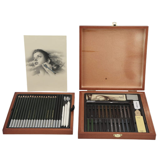 Drawing Pencils and Sketch Book Set - 41pcs Art Supplies Drawing Kit w —  CHIMIYA